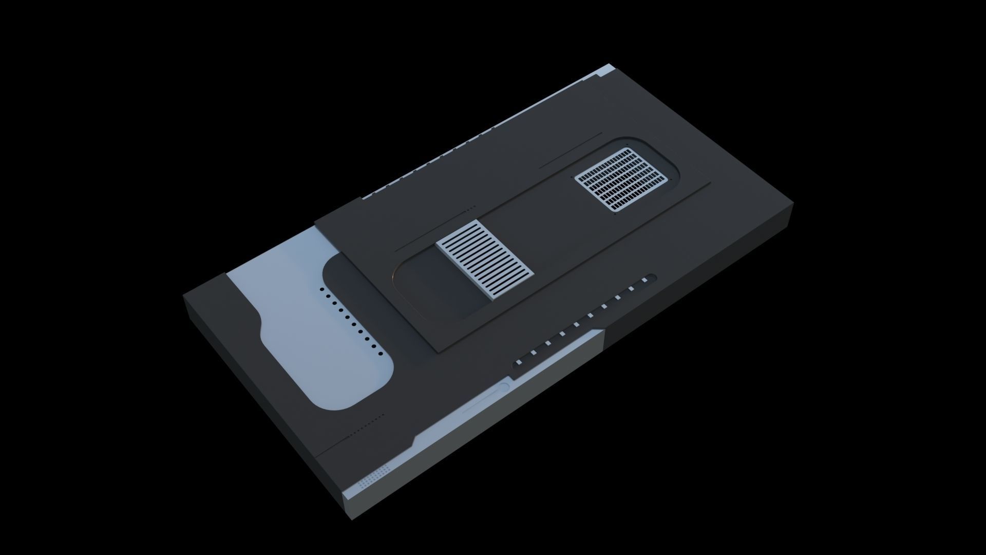 Sci-Fi Panels Pack vol 03 Low-poly 3D model_7