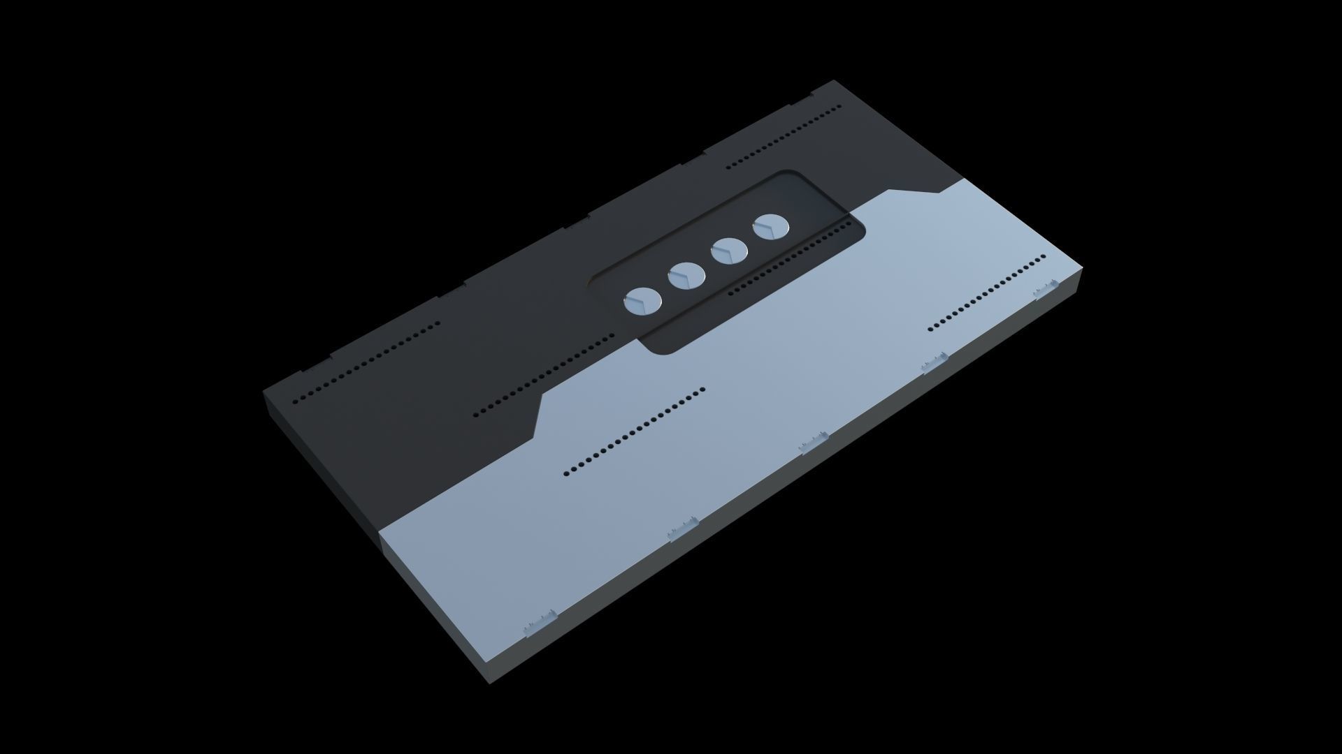 Sci-Fi Panels Pack vol 03 Low-poly 3D model_21