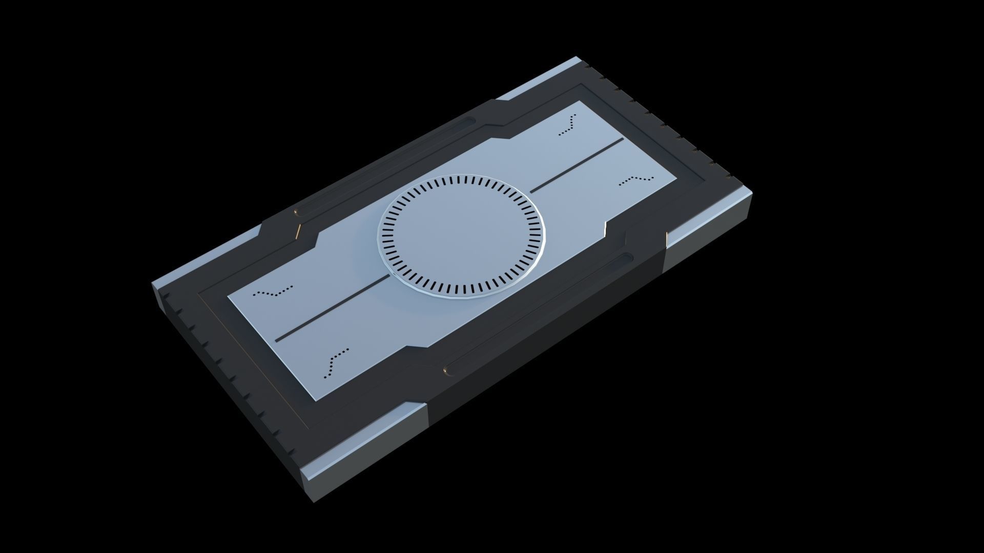 Sci-Fi Panels Pack vol 03 Low-poly 3D model_11