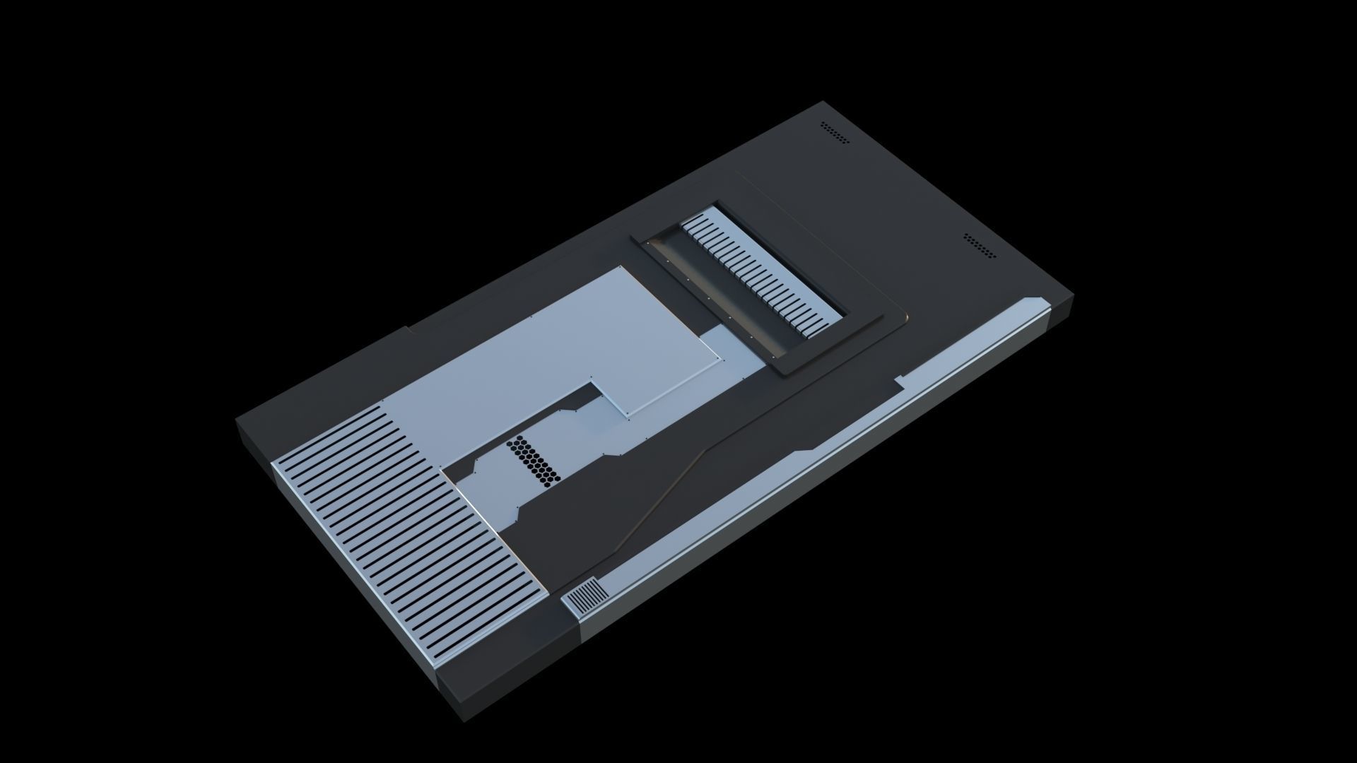 Sci-Fi Panels Pack vol 03 Low-poly 3D model_8