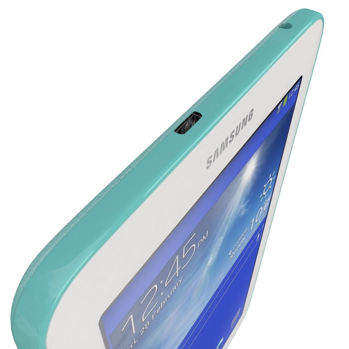  Samsung Galaxy Tab 3 Lite 7 0 blue 3D model_7