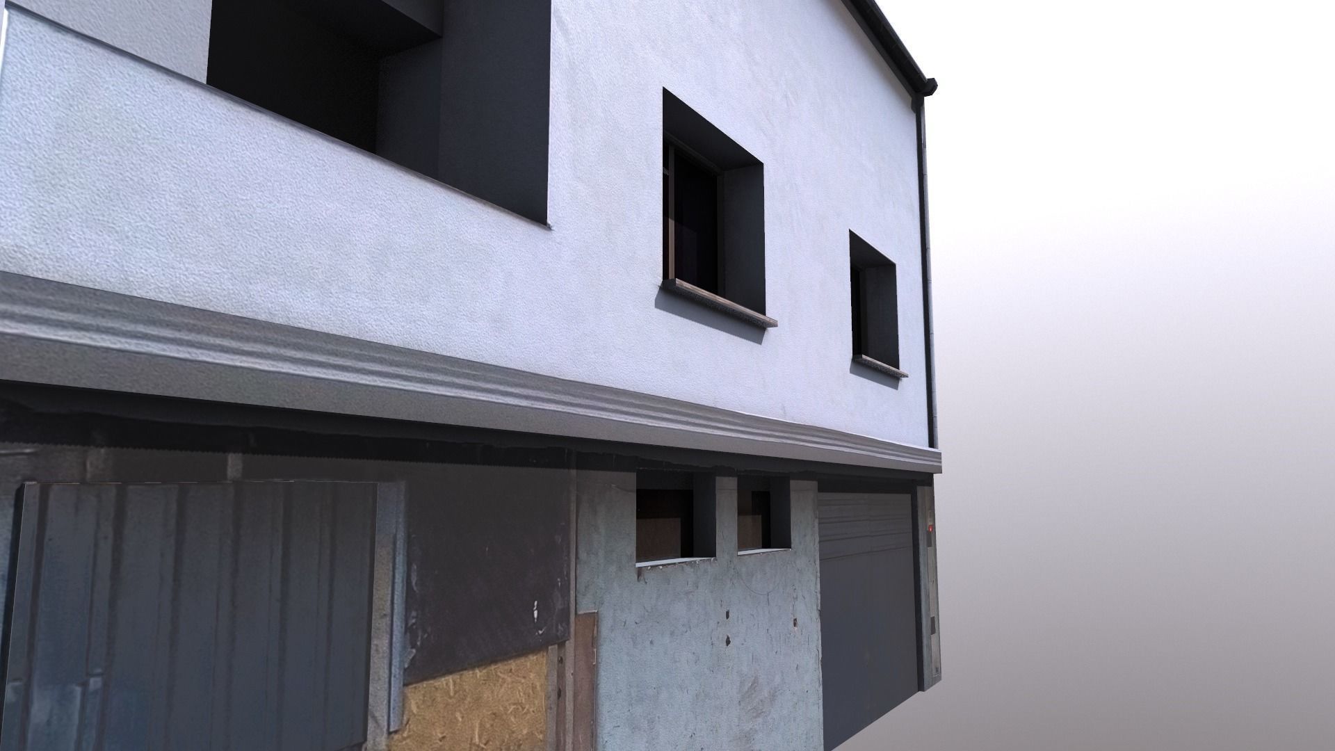 Architectural Building-14 Low-poly 3D model_17