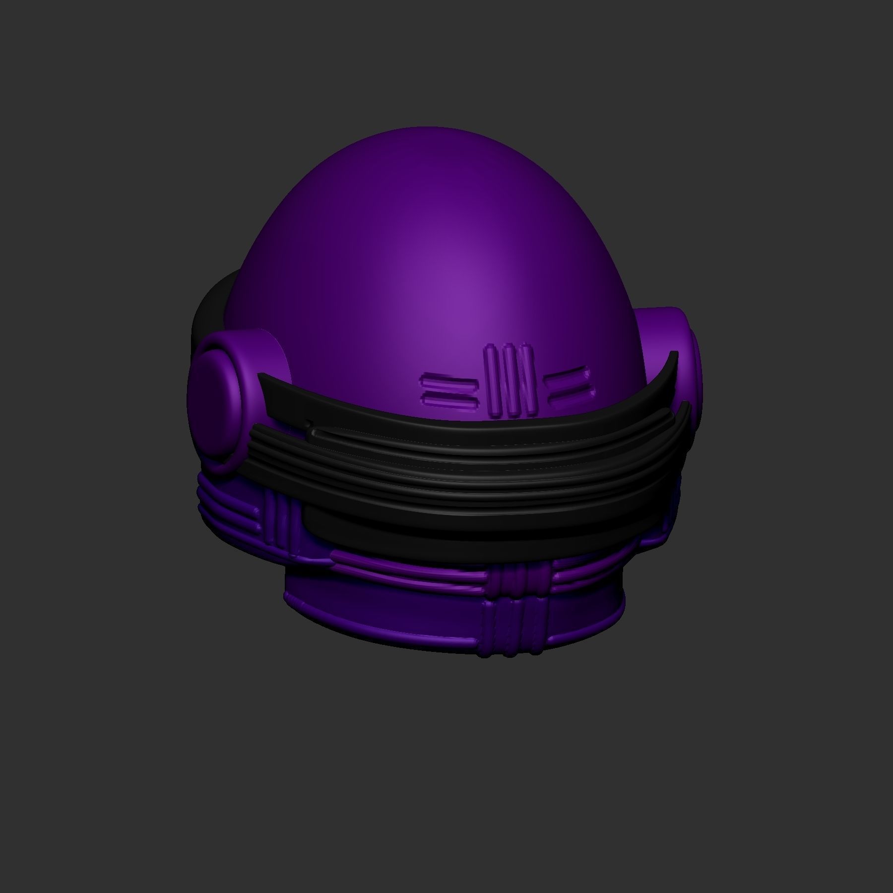 helmet high poly sculpt 3d 3D model_5
