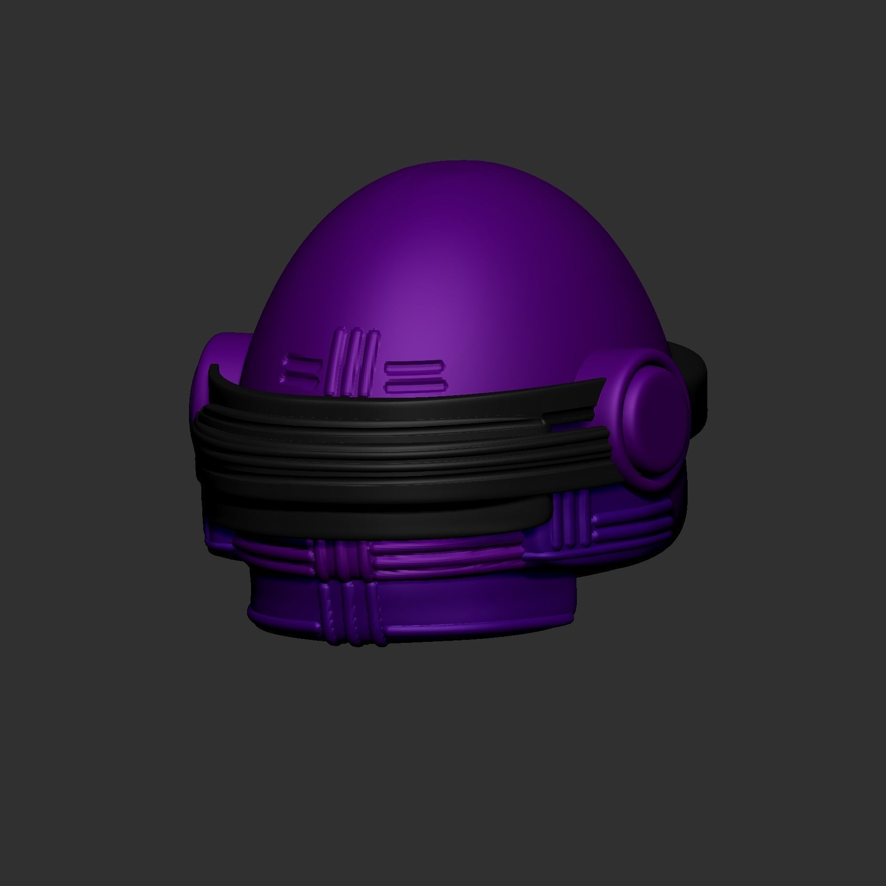 helmet high poly sculpt 3d 3D model_3