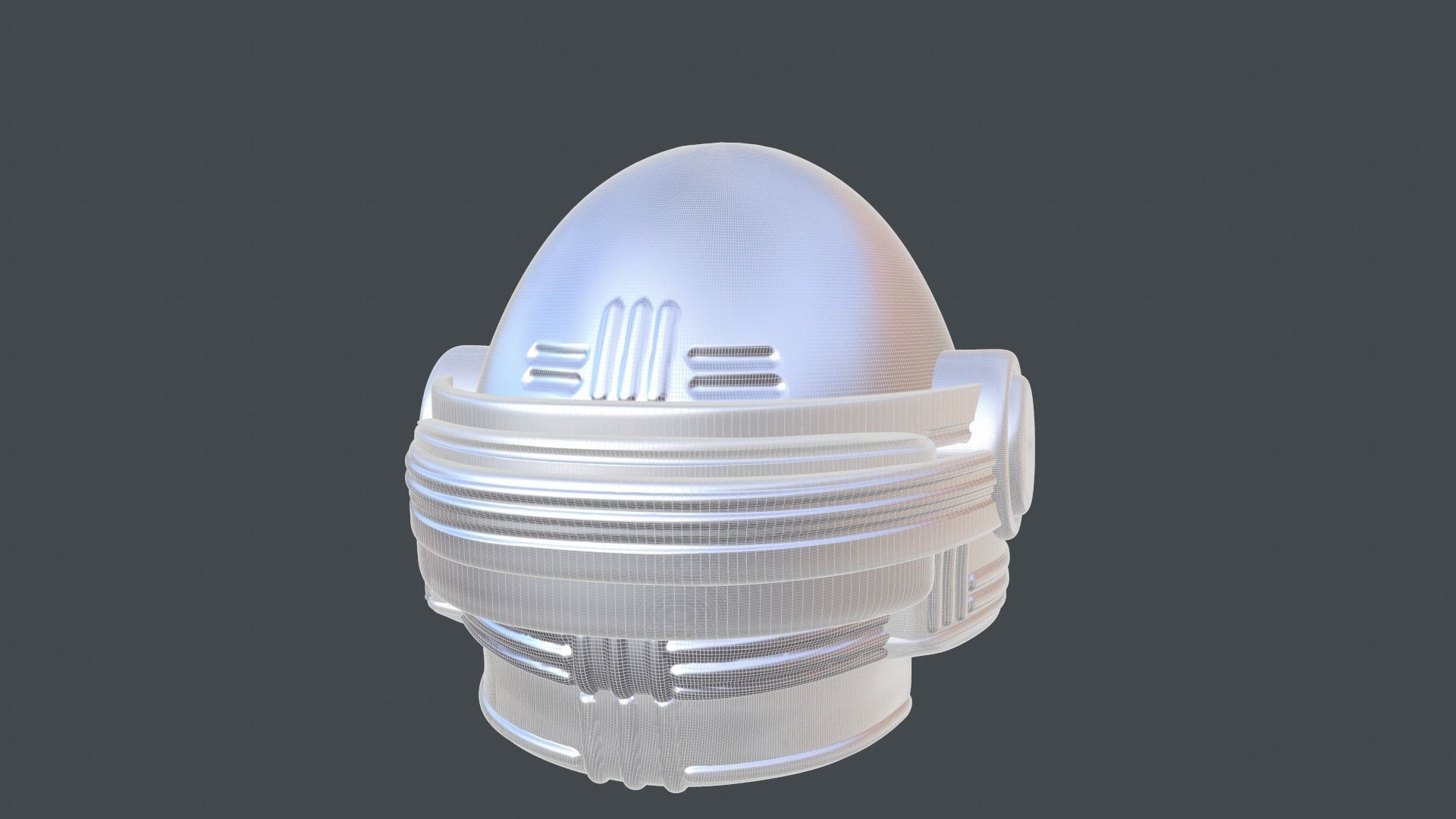 helmet high poly sculpt 3d 3D model_6