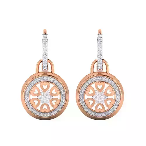 Women earrings 3dm render detail 3D print model