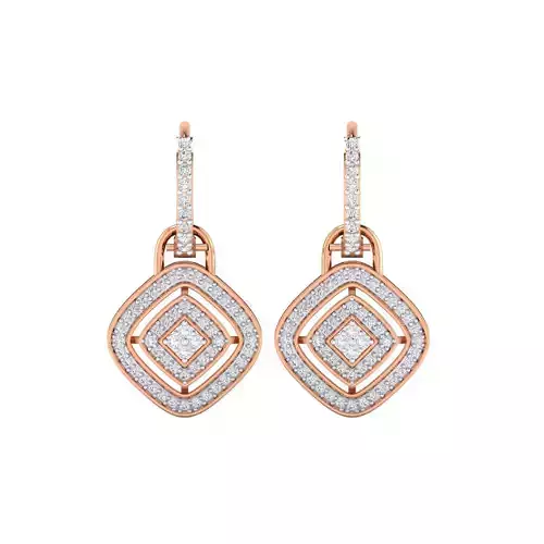 Women earrings 3dm render detail 3D print model