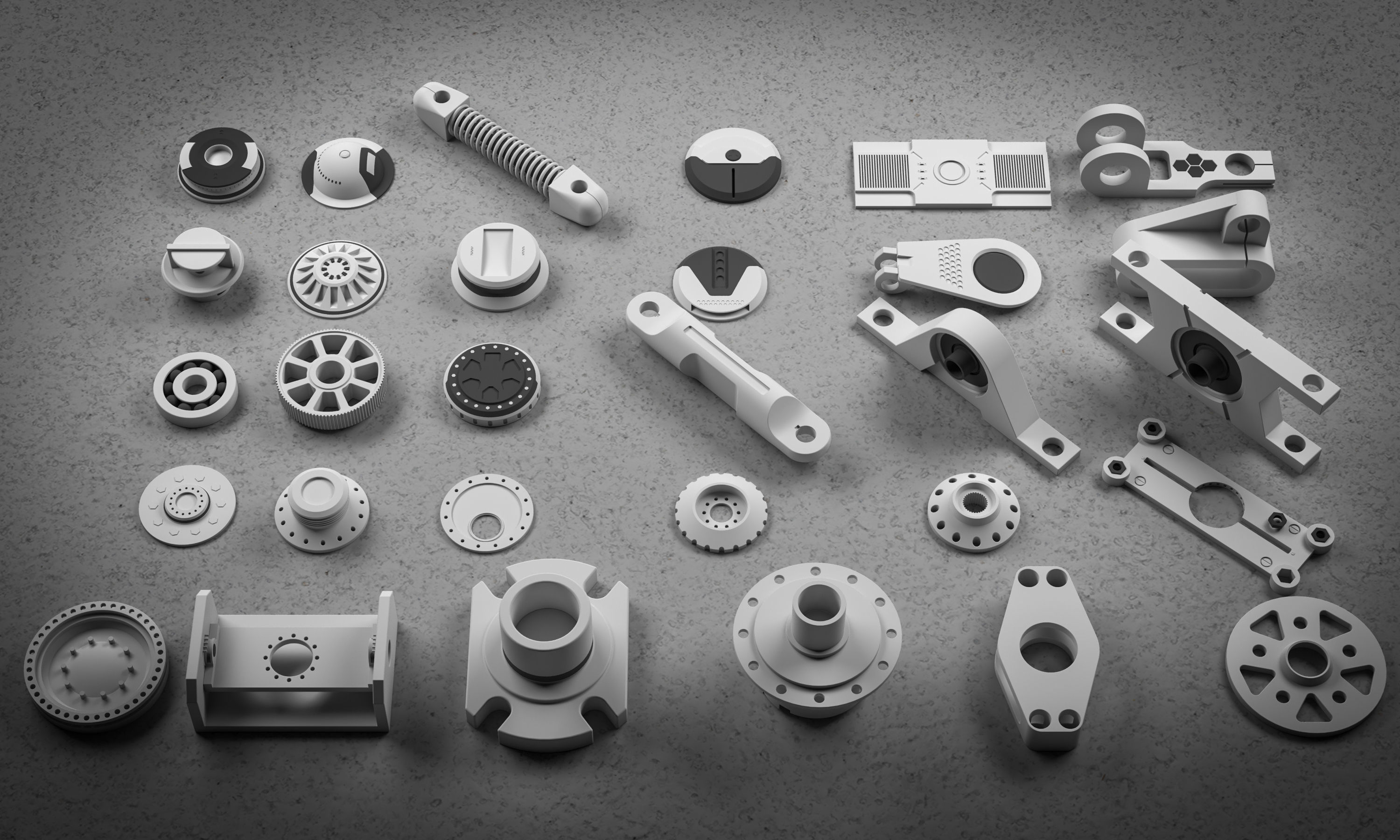 400 HARDSURFACE DETILS-100 ALPHA 3D model_4