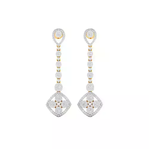 Women earrings 3dm render detail 3D print model