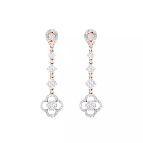 Women earrings 3dm render detail 3D print model