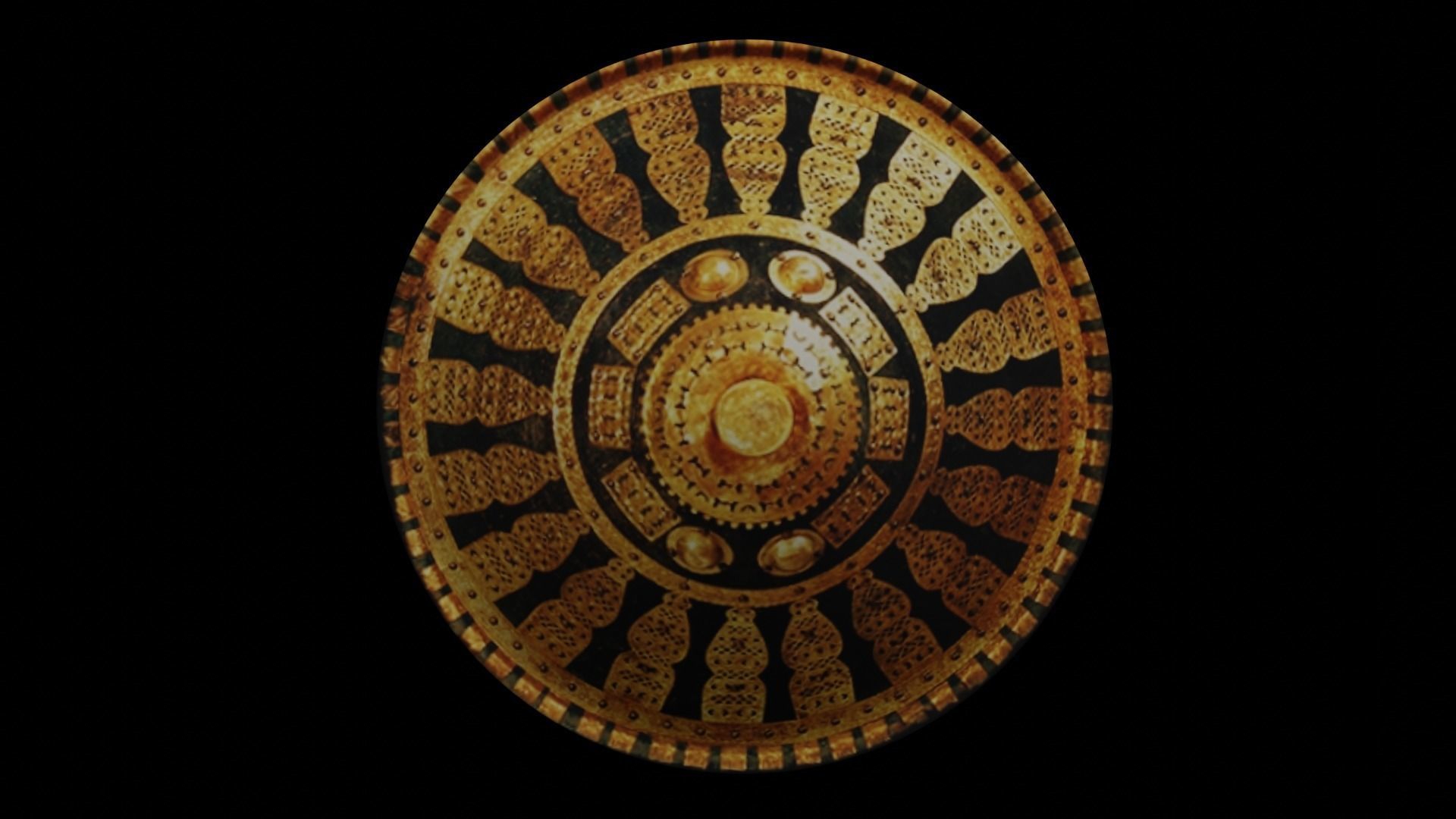 gashana tor  Low-poly 3D model_1