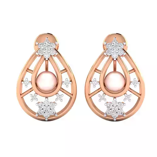 Women earrings 3dm render detail 3D print model