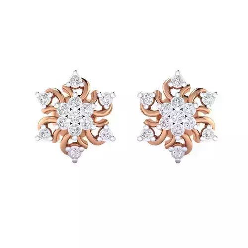 Women earrings 3dm render detail 3D print model