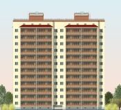  Residential Building 3D model_24