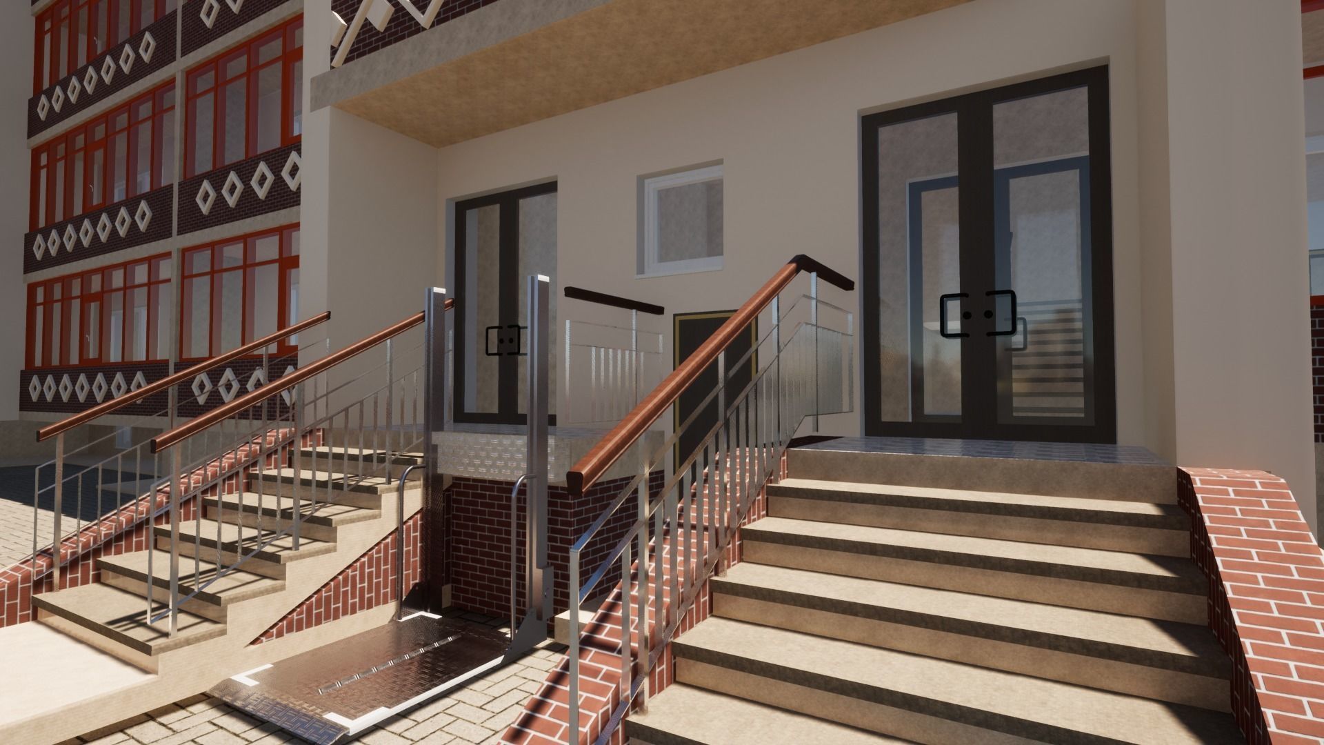  Residential Building 3D model_5