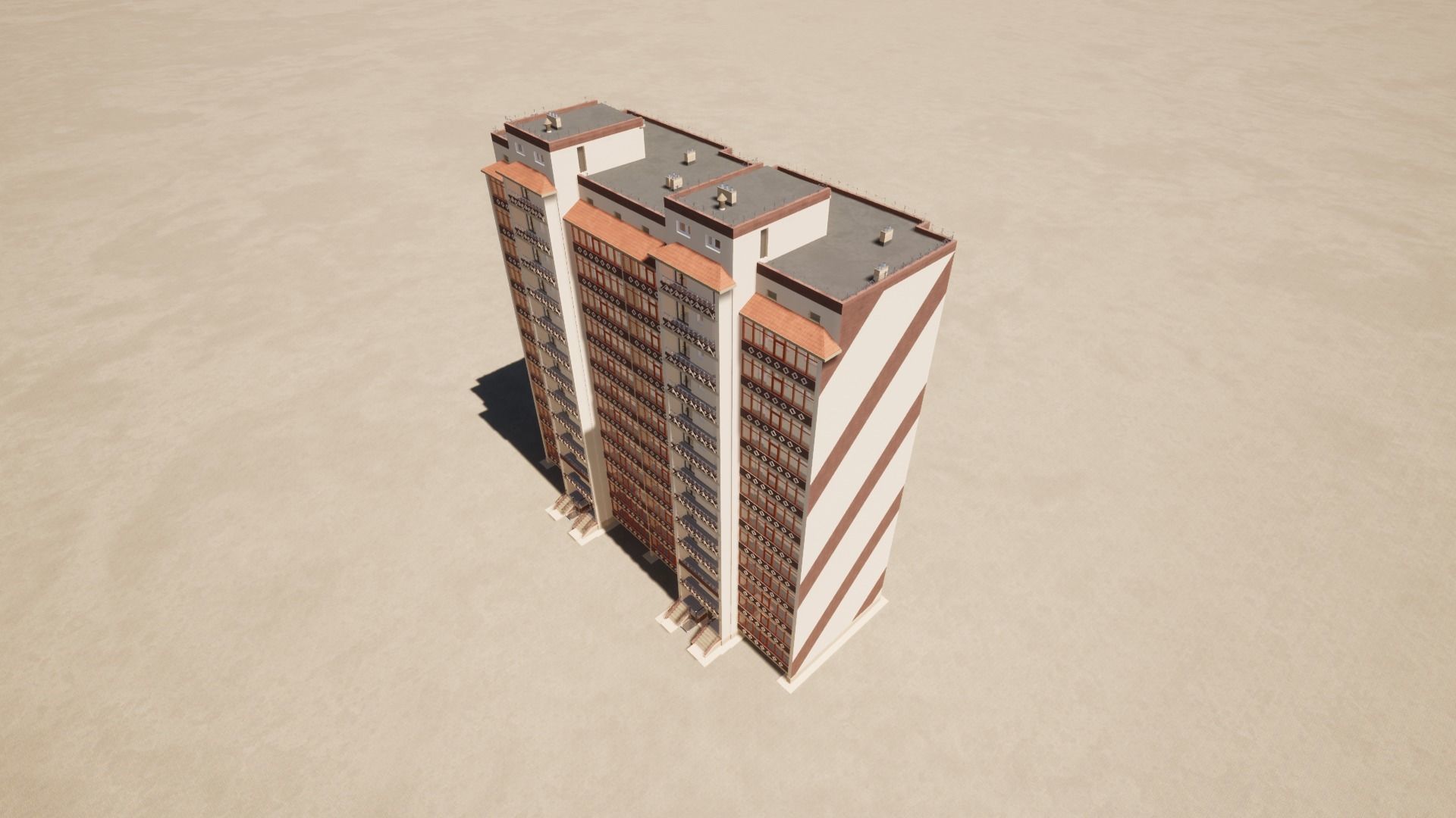  Residential Building 3D model_18