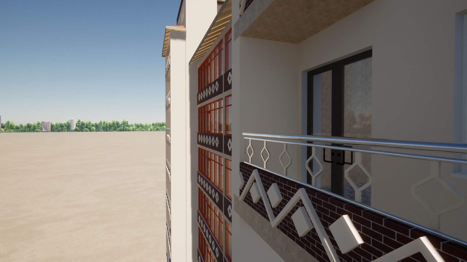  Residential Building 3D model_15