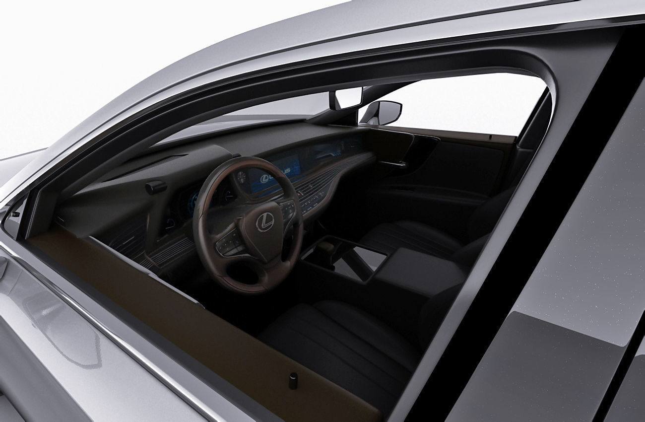 Lexus LS500 2021 hybrid and F-sport 3D model_30