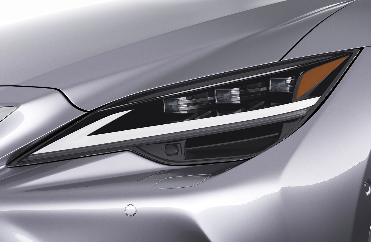 Lexus LS500 2021 hybrid and F-sport 3D model_8