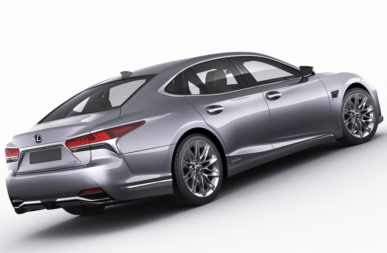 Lexus LS500 2021 hybrid and F-sport 3D model_21