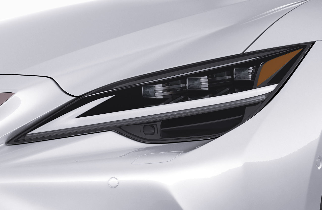 Lexus LS500 2021 hybrid and F-sport 3D model_10