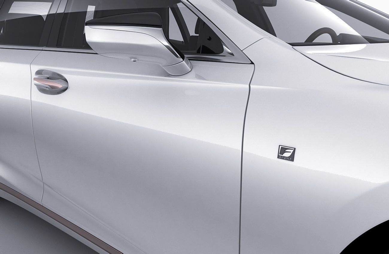 Lexus LS500 2021 hybrid and F-sport 3D model_32