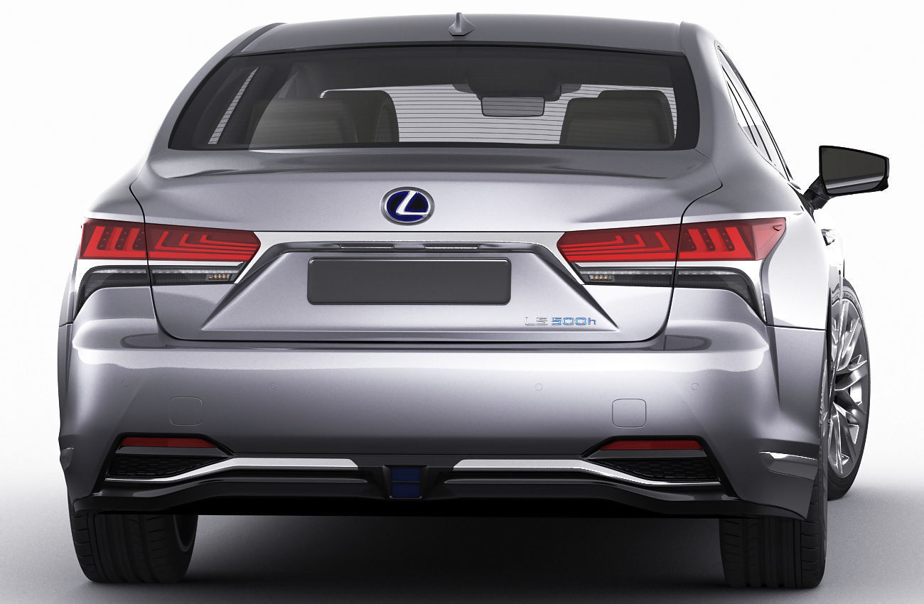 Lexus LS500 2021 hybrid and F-sport 3D model_27