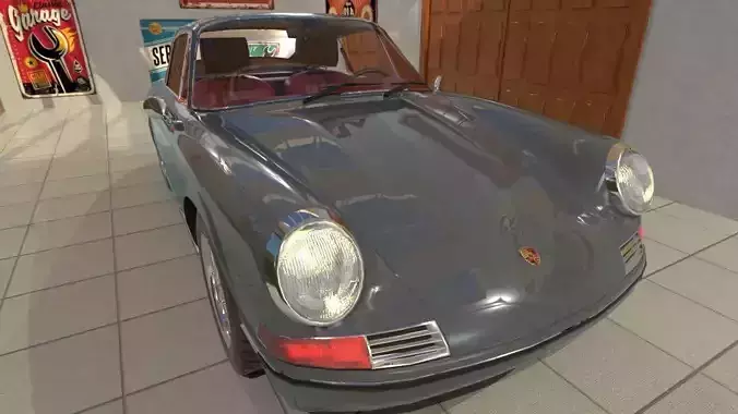 Porsche 911S 1967 3D model