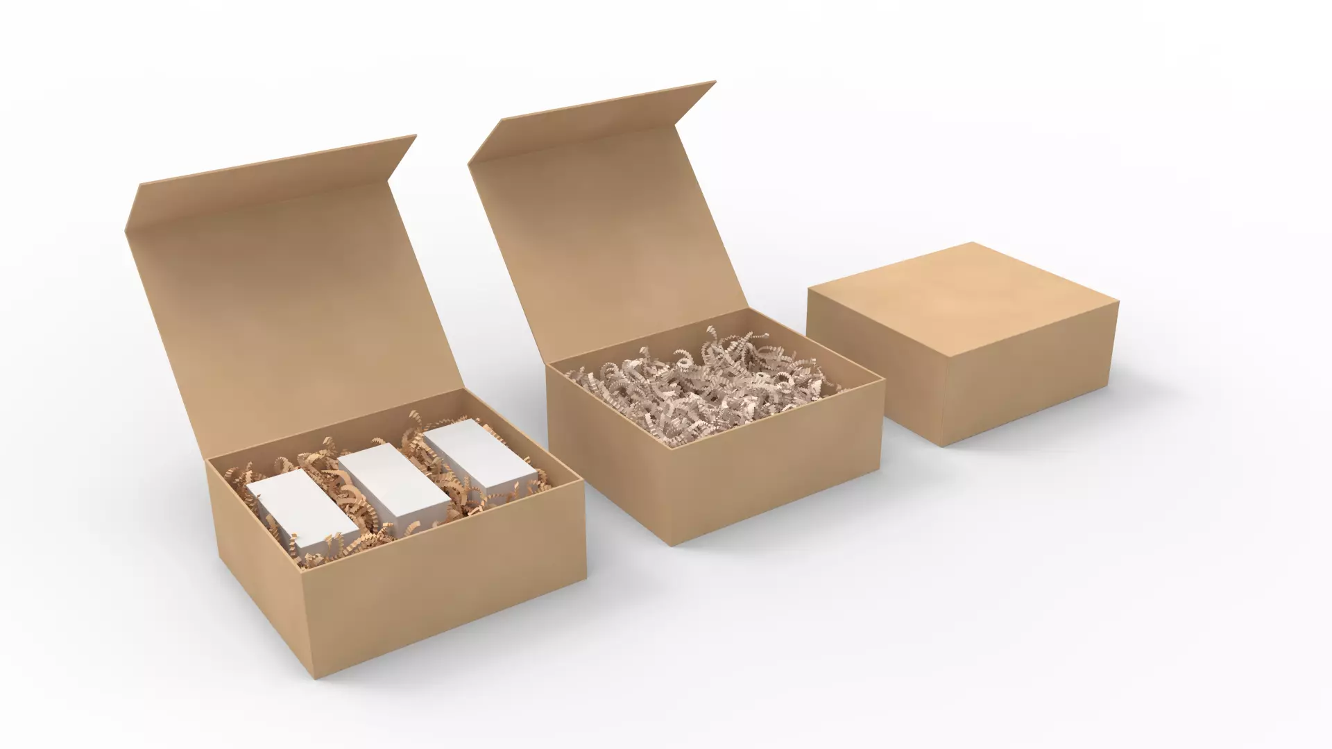 Crinkle Paper - Gift Box 3D model_0