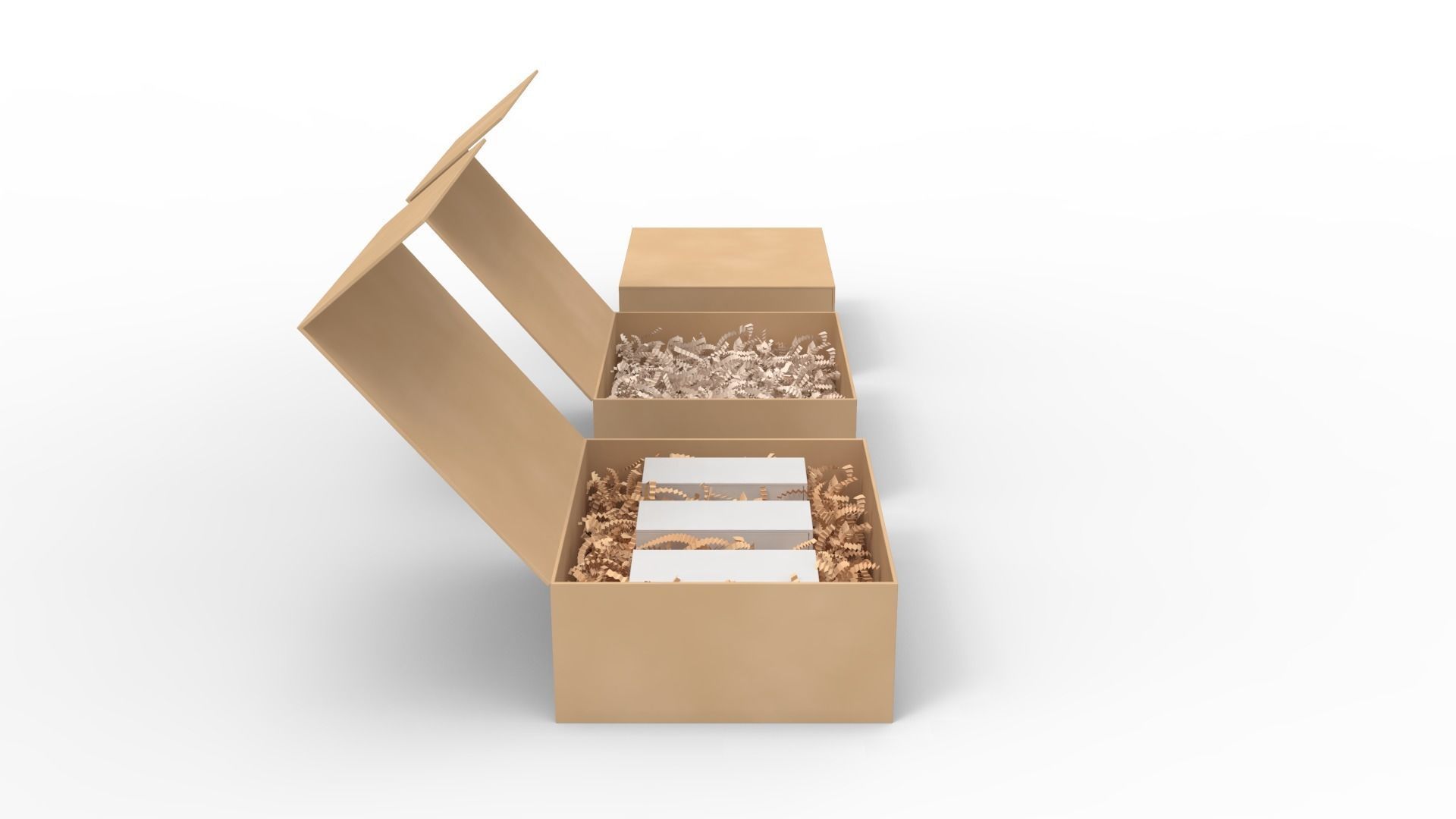 Crinkle Paper - Gift Box 3D model_7