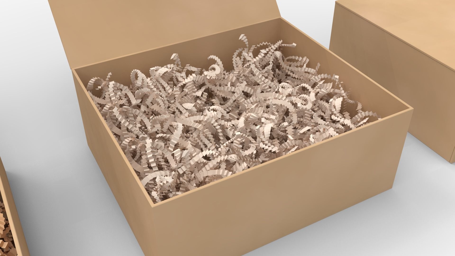 Crinkle Paper - Gift Box 3D model_9