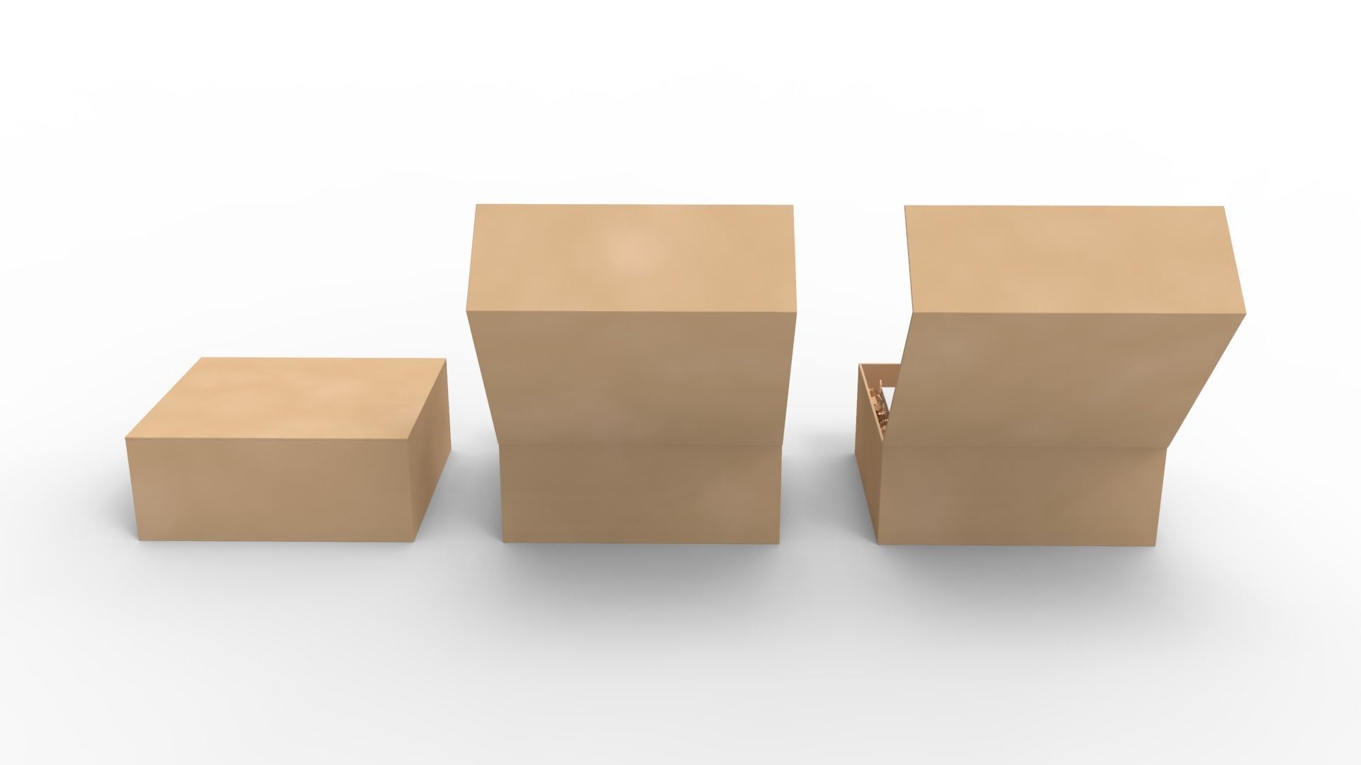 Crinkle Paper - Gift Box 3D model_5