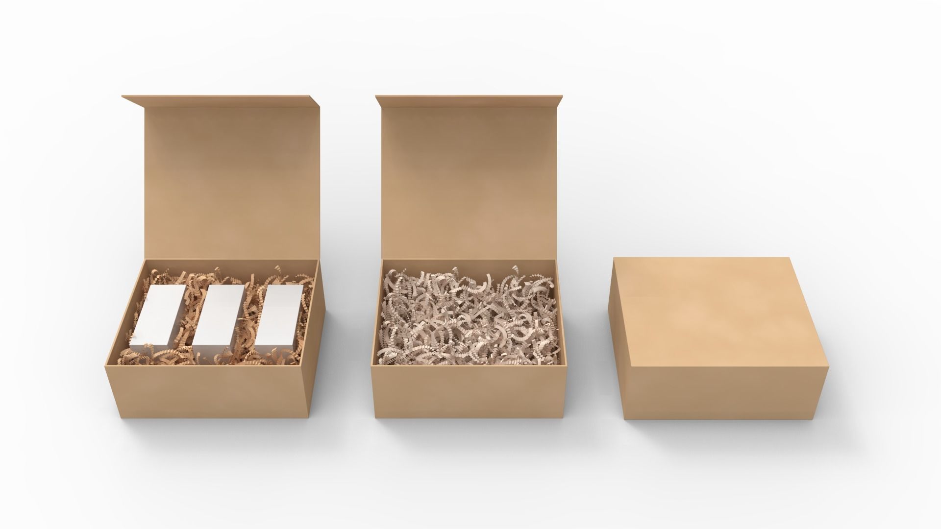 Crinkle Paper - Gift Box 3D model_1