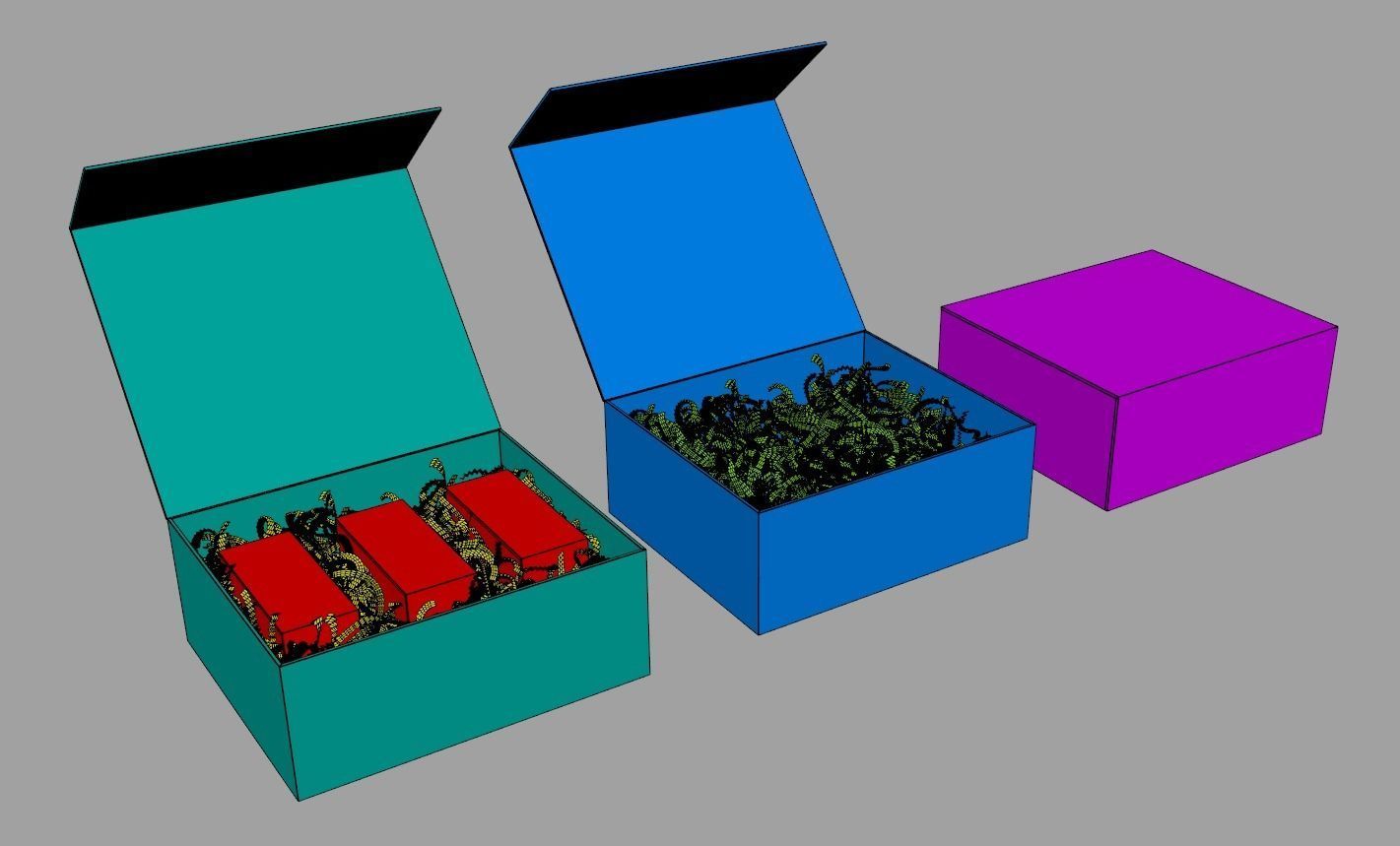 Crinkle Paper - Gift Box 3D model_17