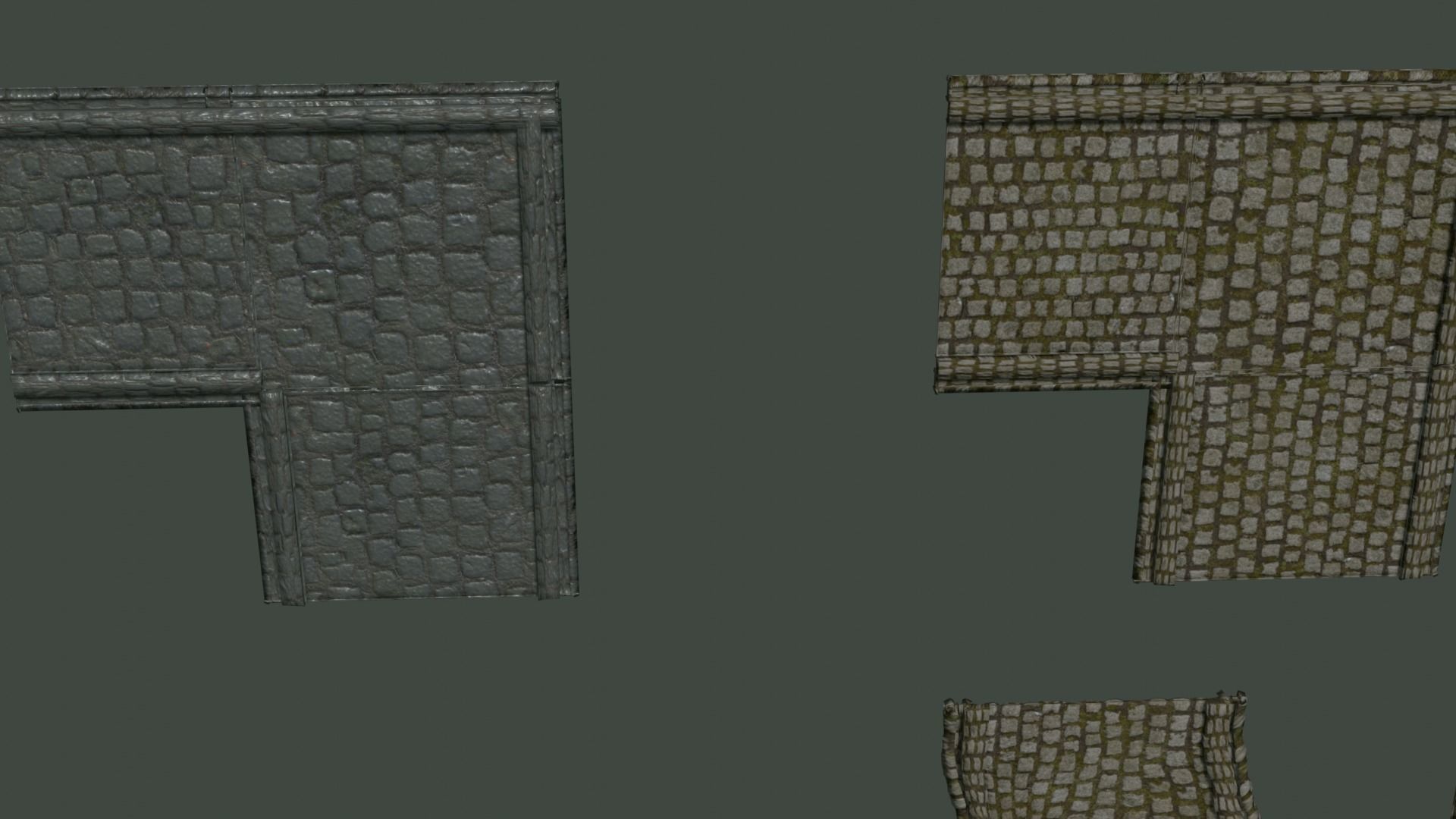 Ancient roman garden 273 objects for modular builds Low-poly 3D model_22