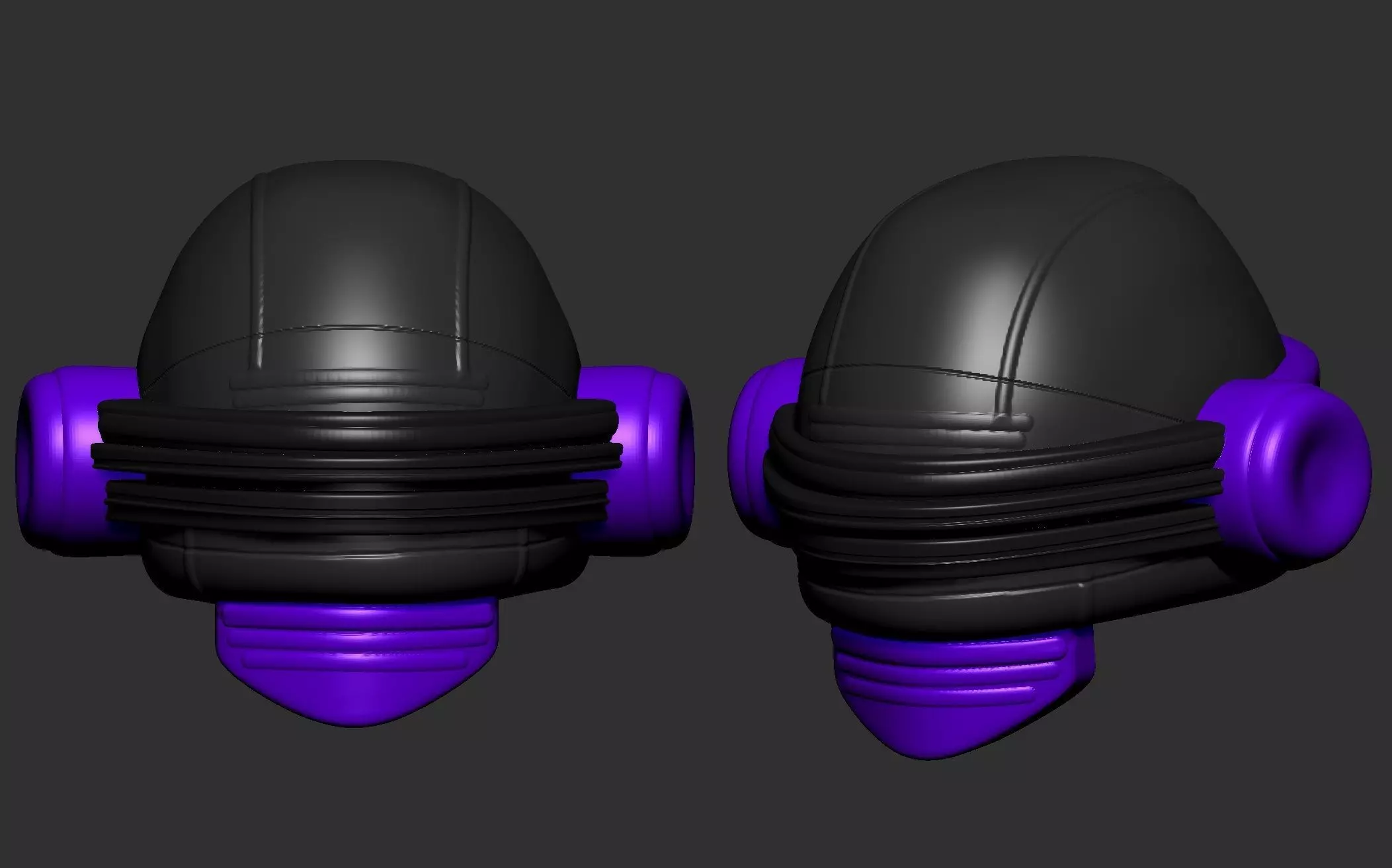 helmet high poly sculpt 3d printable 3D model