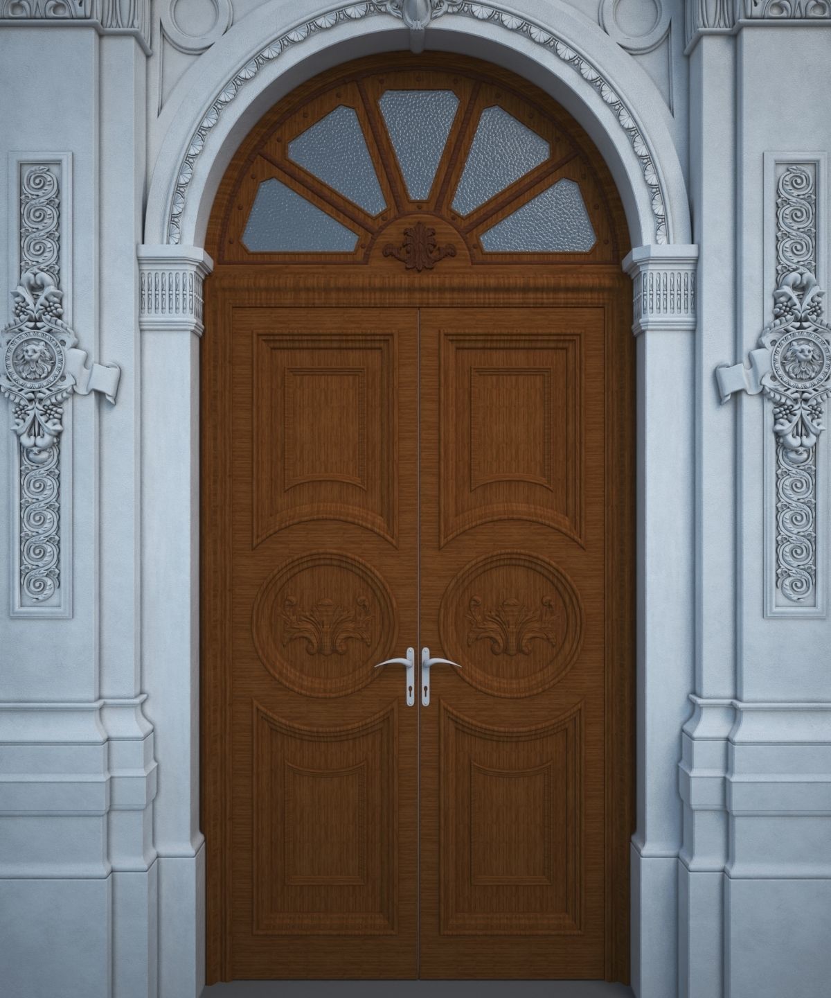 Classic Door 3D model_4