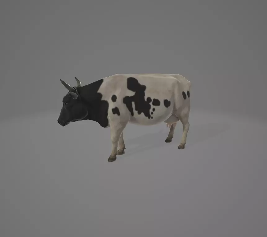 3d cow 3D model