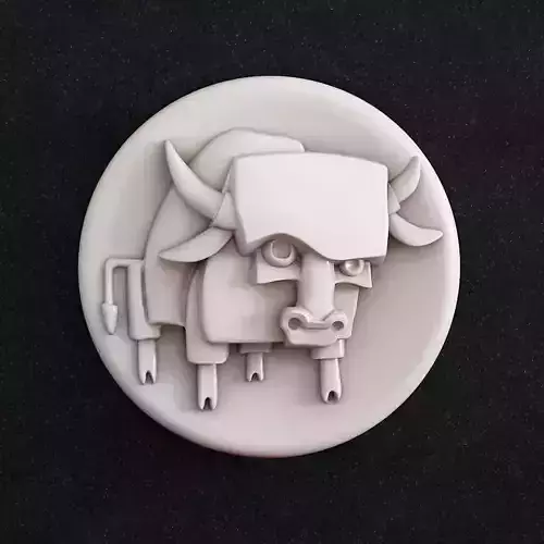 Jewelry pendant Bull 2021 Taurus zodiac