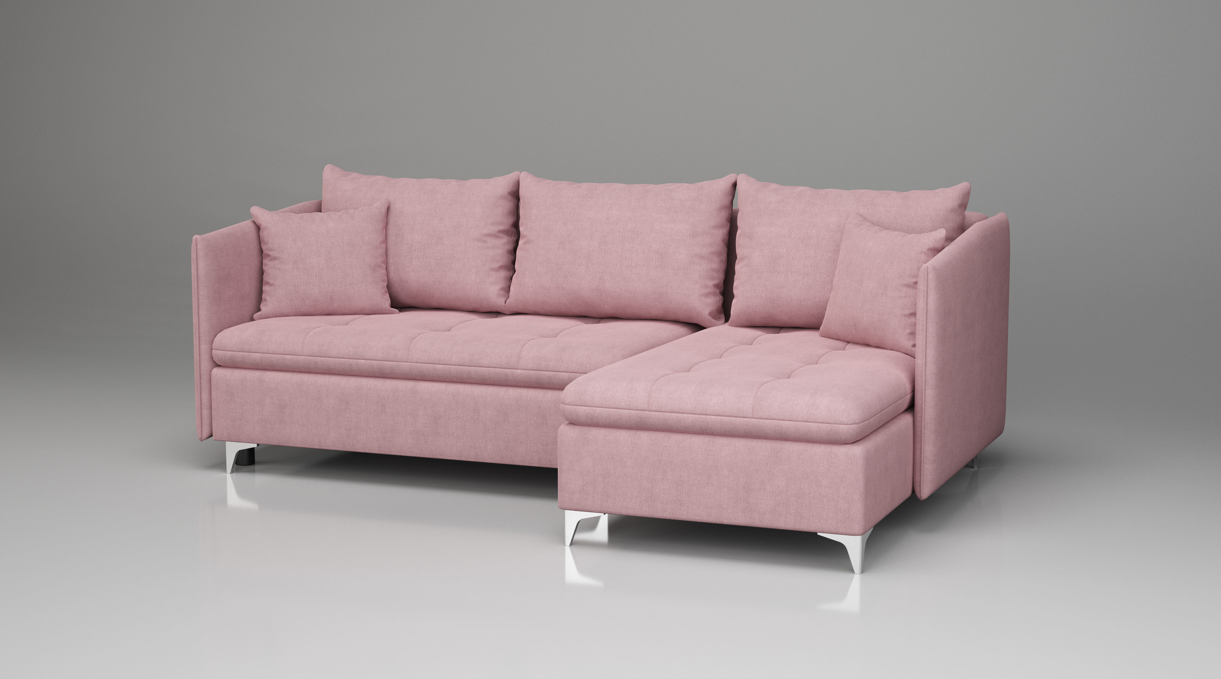 Sofa Avi modern pink 3dmodel  3D model_1