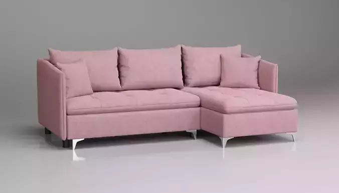 Sofa Avi modern pink 3dmodel 