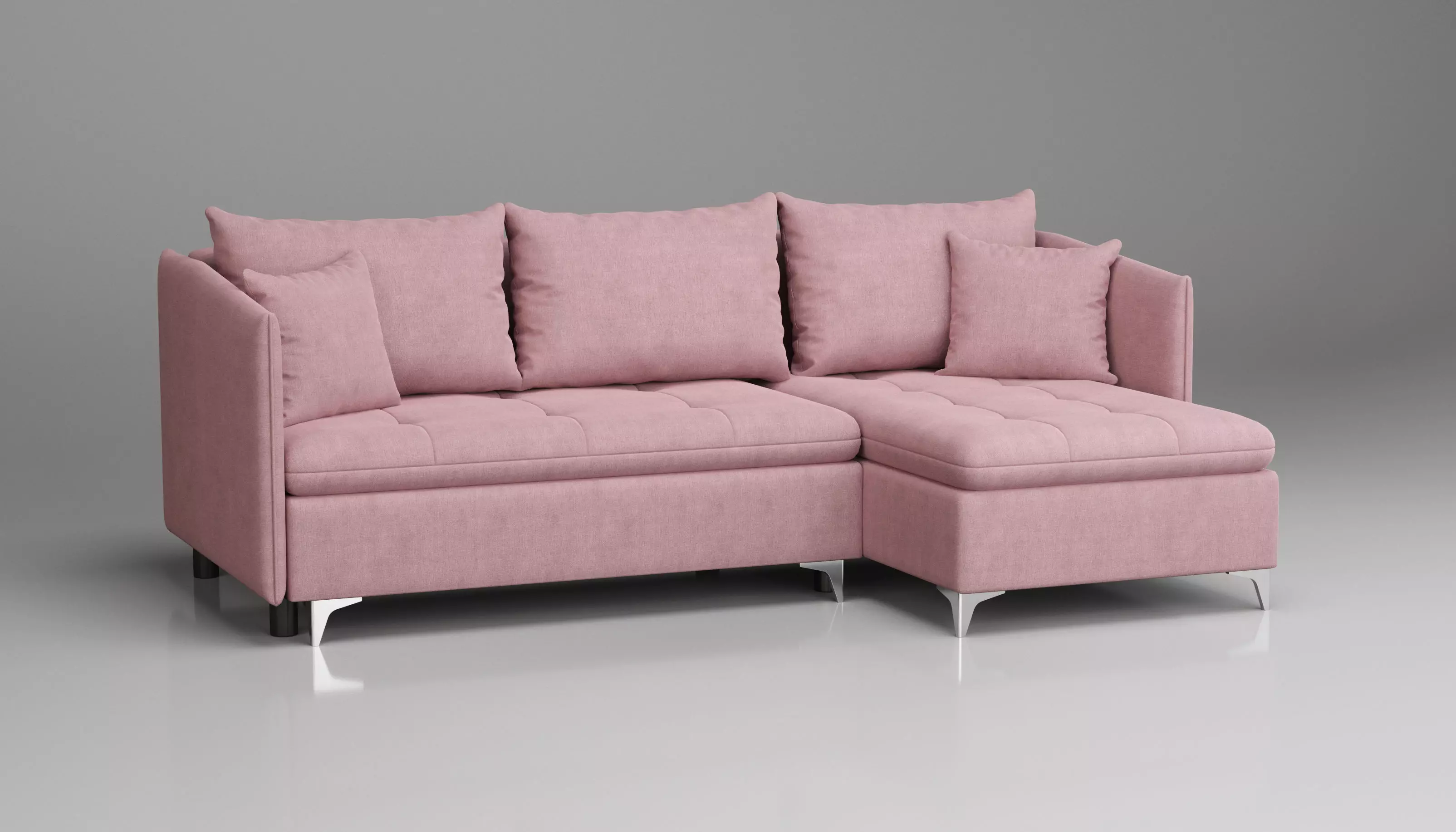 Sofa Avi modern pink 3dmodel  3D model_0