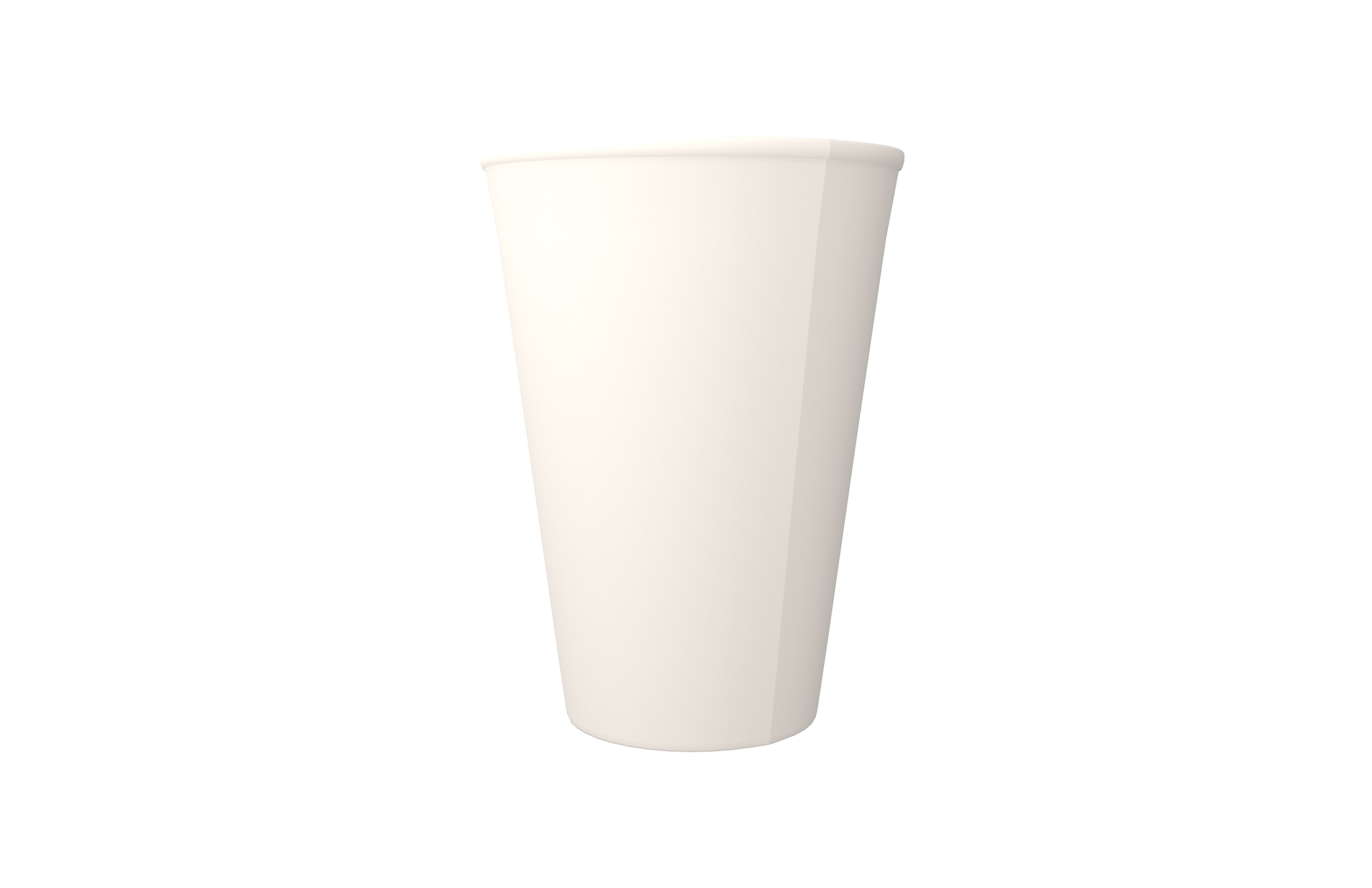 Paper Cup v1 001 Low-poly 3D model_2