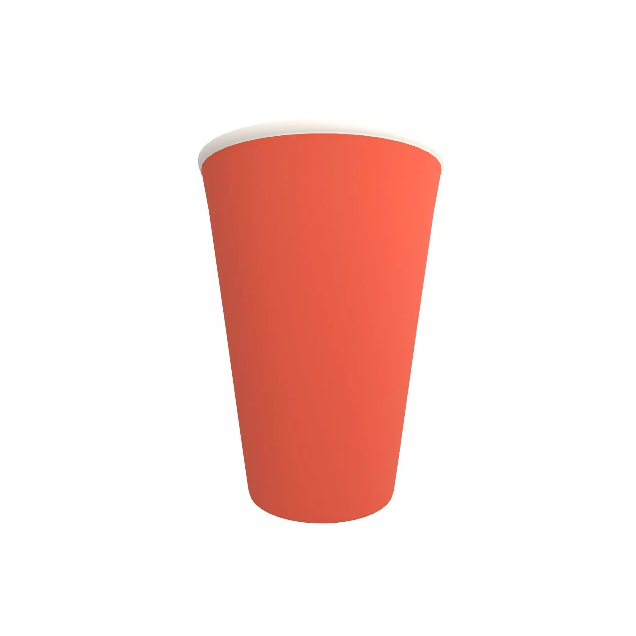 Paper Cup v1 003 Low-poly 3D model_0