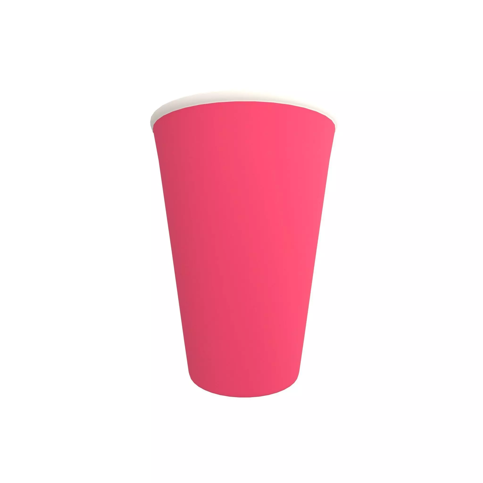 Paper Cup v1 004 Low-poly 3D model_0