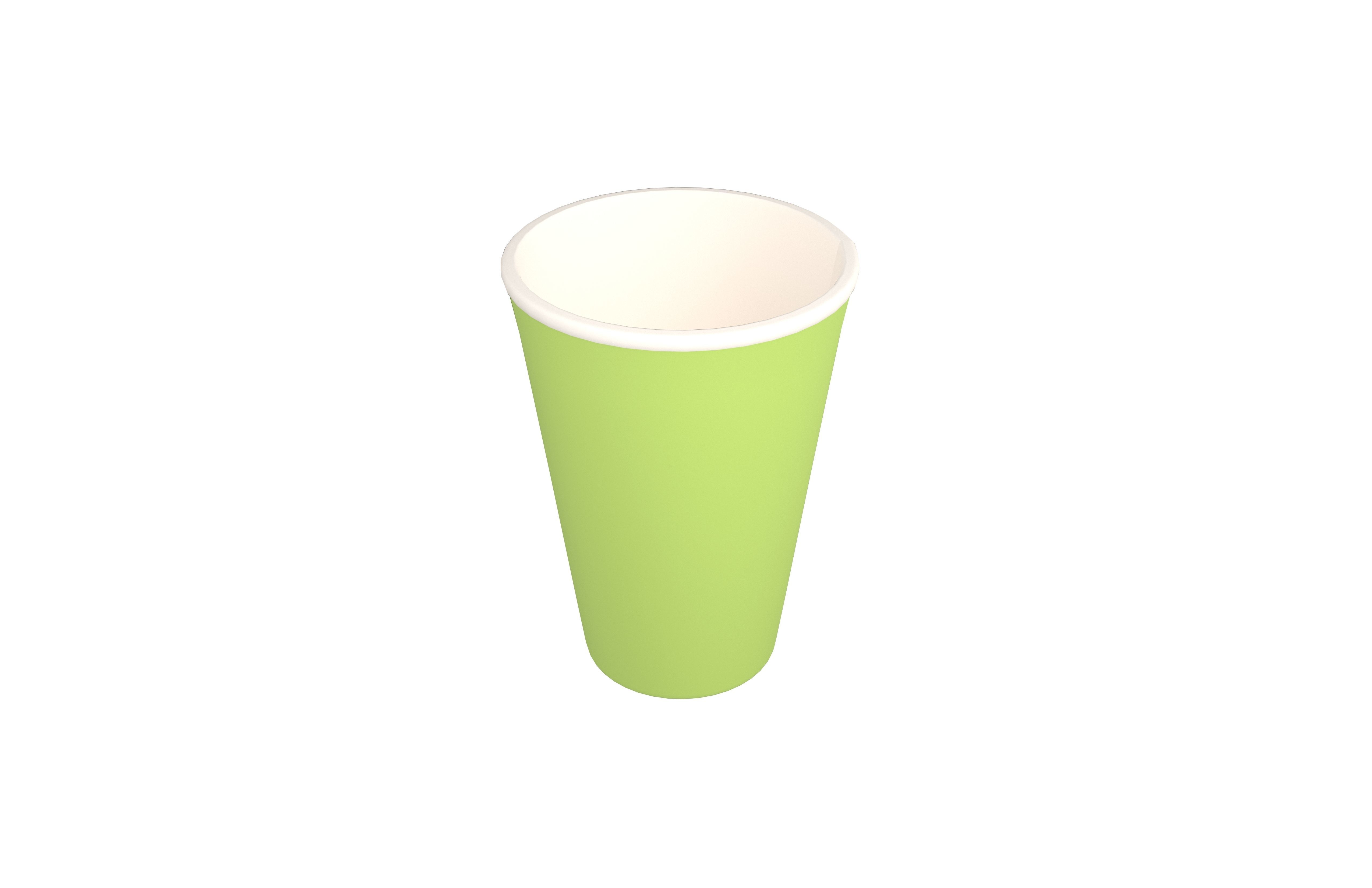 Paper Cup v1 005 Low-poly 3D model_2