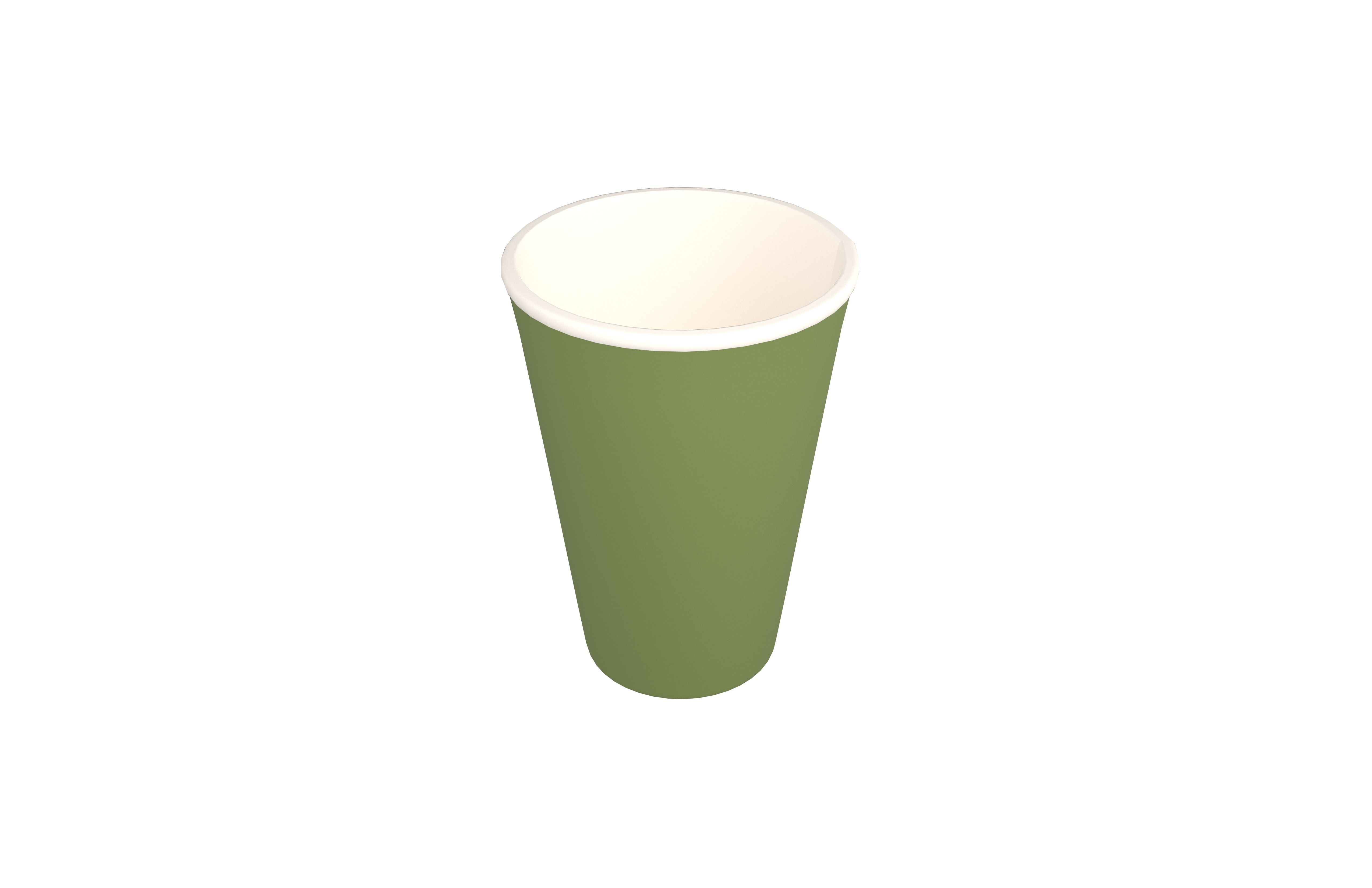 Paper Cup v1 008 Low-poly 3D model_1