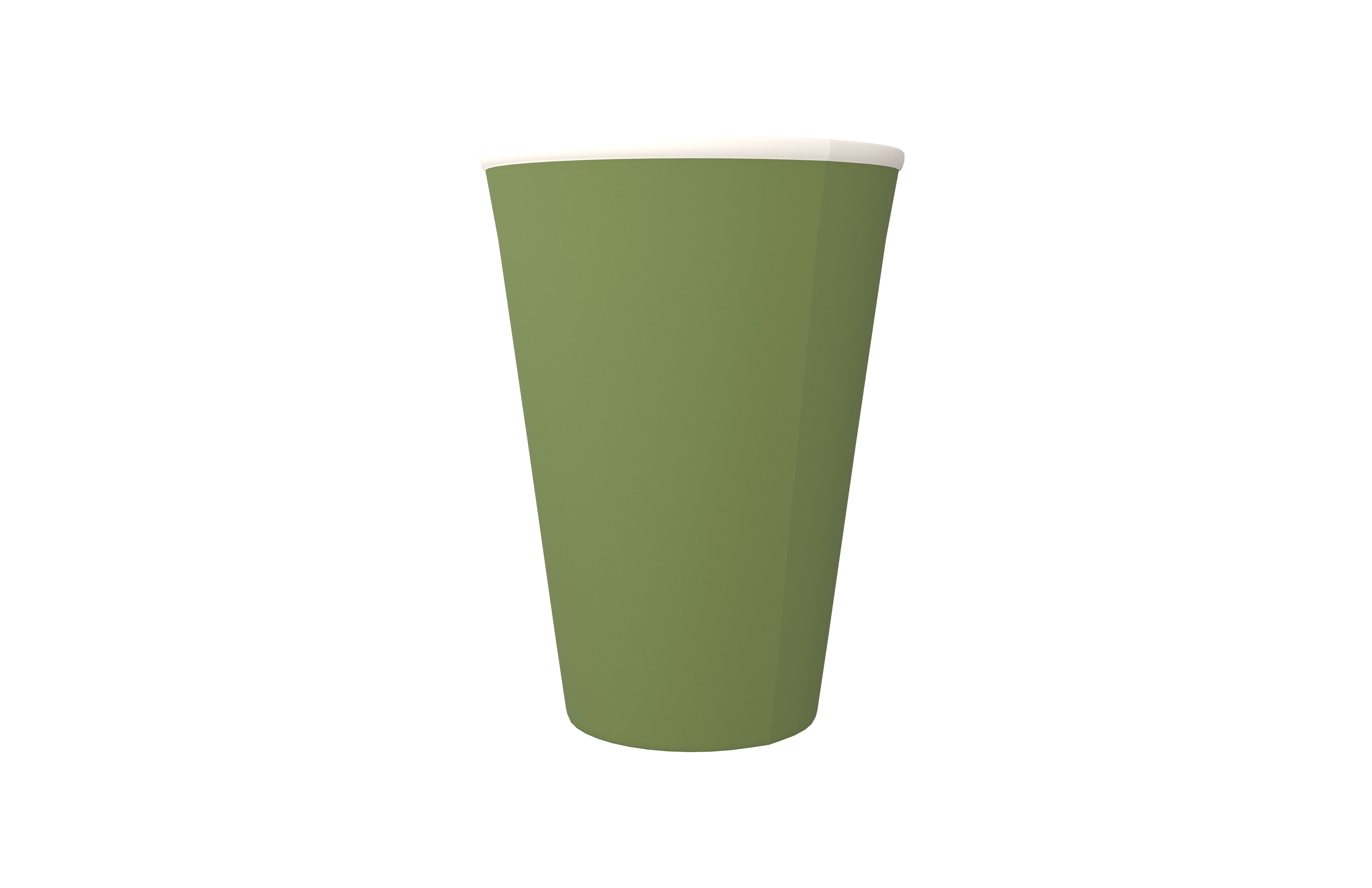 Paper Cup v1 008 Low-poly 3D model_3