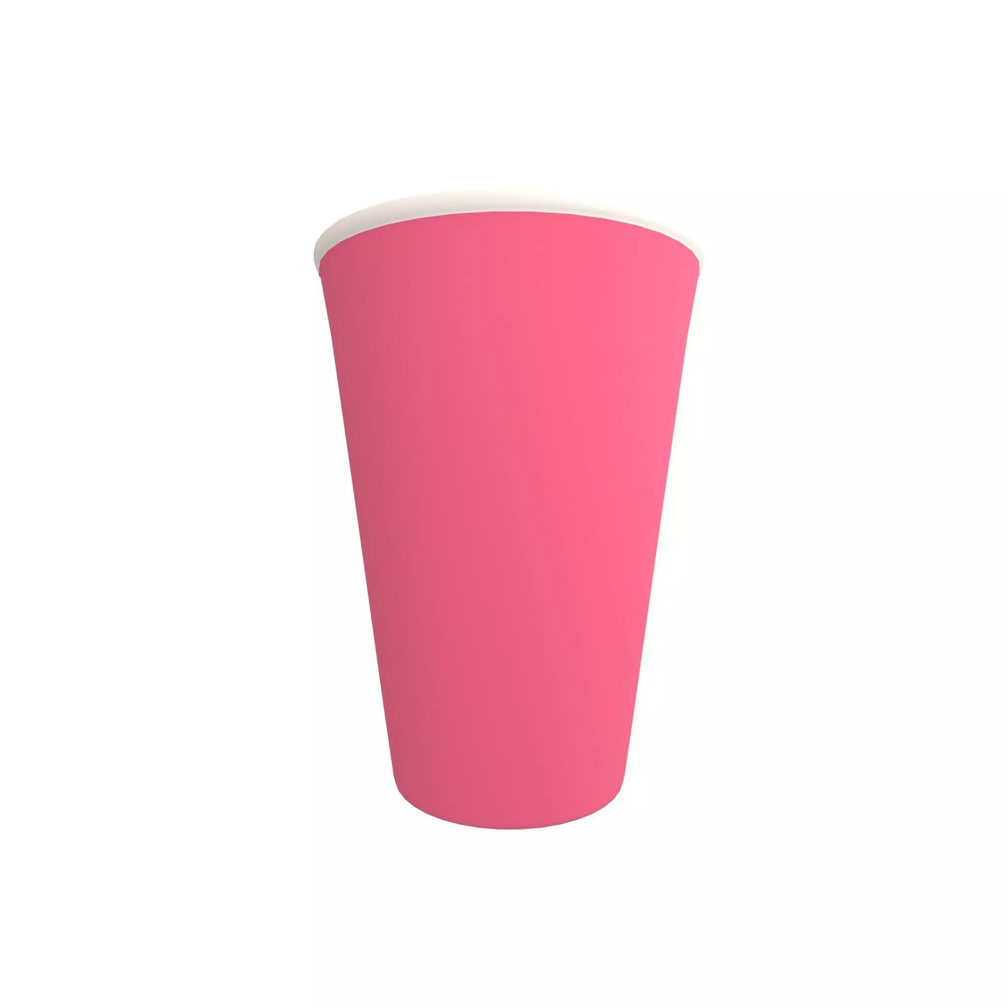Paper Cup v1 009 Low-poly 3D model_0