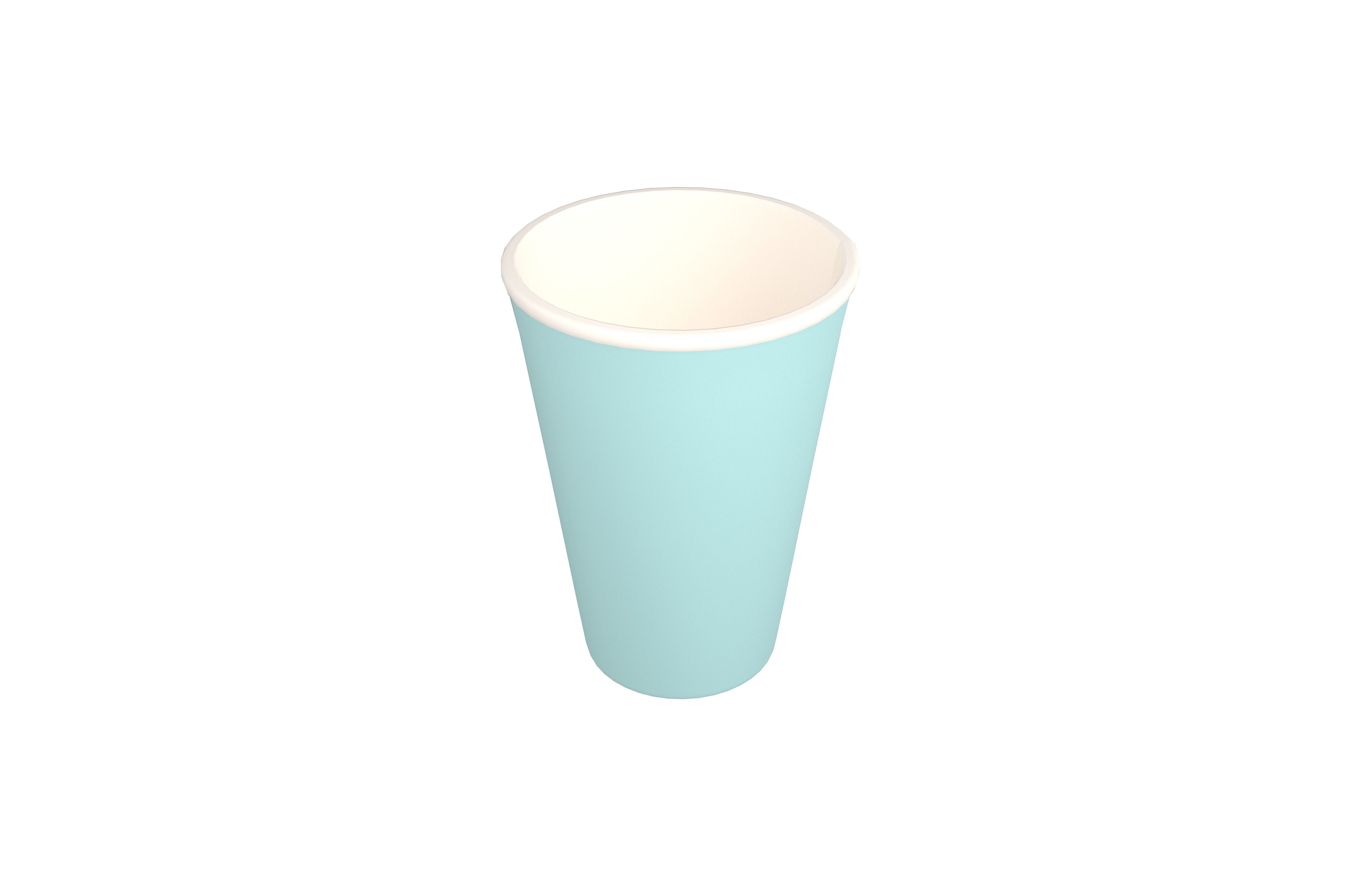 Paper Cup v1 012 Low-poly 3D model_1